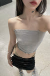 Marc Le Bihan 10-meter silk shrink elastic stretch tube top 26917 series France MLB-26917-ZZHUI PEARL GREY Pearl gray